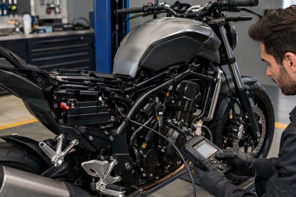 Bateria para moto com inje&ccedil;&atilde;o eletr&ocirc;nica: o que muda na escolha?